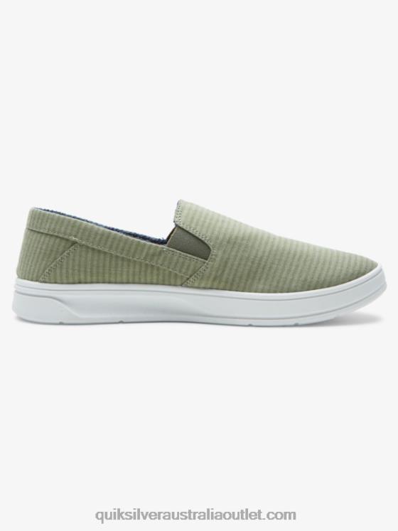 Quiksilver Men Harbor Wharf Slip-On Shoes H2N4B1289 green 1