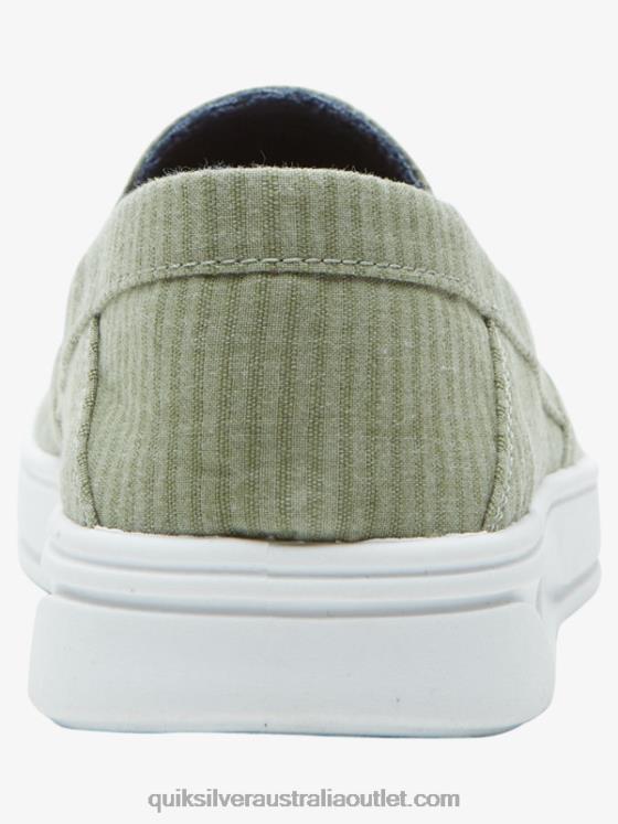 Quiksilver Men Harbor Wharf Slip-On Shoes H2N4B1289 green 1